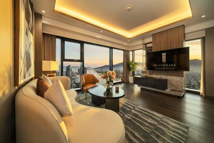  Không gian căn hộ M Landmark Residences được thiết kế theo chuẩn sống cao cấp, mở rộng tầm nhìn panorama ôm trọn sông Hàn, biển Đông và đường chân trời Đà Nẵng 