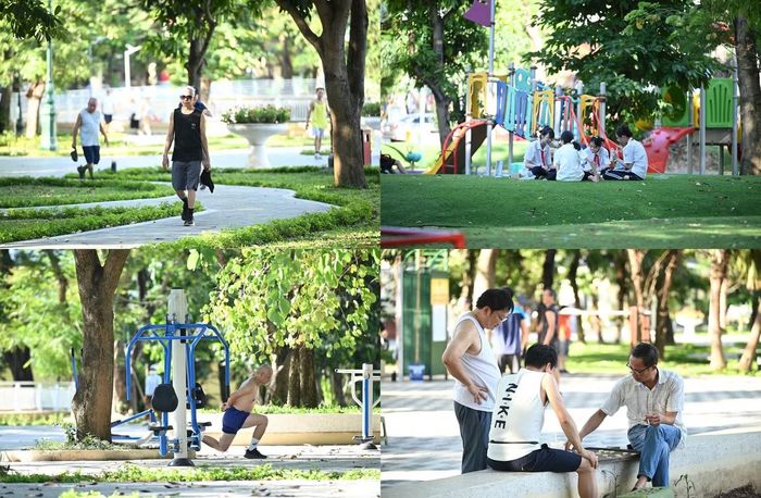 Thiên nhiên hiện diện gần gũi trong nhịp sống mỗi ngày tại khu vực Nghĩa Đô