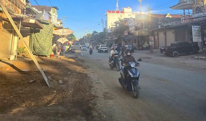 Khu vực khi thi công xong đã hoàn trả mặt bằng để tiếp tục triển khai các hạng mục còn lại.