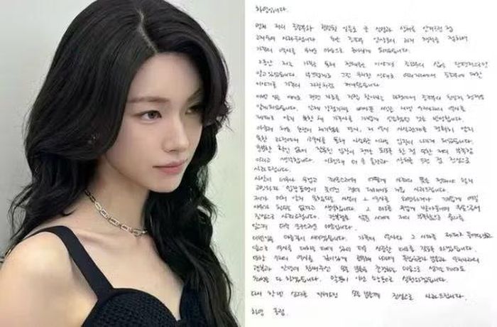 Ha Young viết thư tay xin lỗi khán giả.