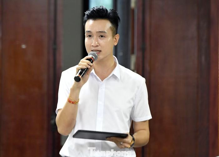 Hội nghị ghi nhận được nhiều ý kiến, trao đổi từ các ủy viên Hội đồng Đội T.Ư. Ảnh: Xuân Tùng