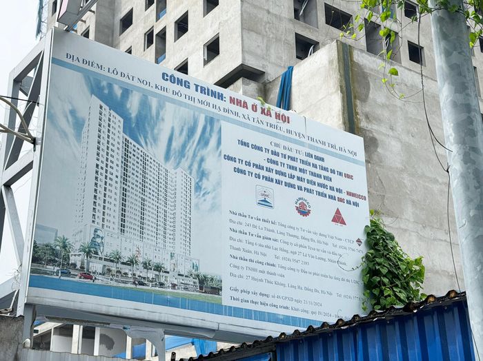 Dự án nhà ở xã hội NO1. Ảnh: D.Anh