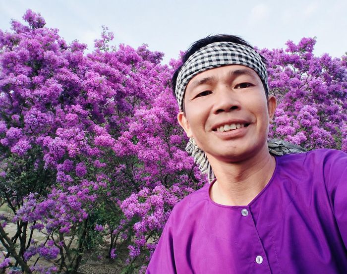 Khu vườn do anh Tòng gây dựng từ 9 năm trước
