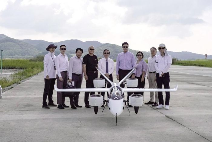 CT Group và đối tác thử nghiệm UAV tại sân bay Boryeong (Hàn Quốc).