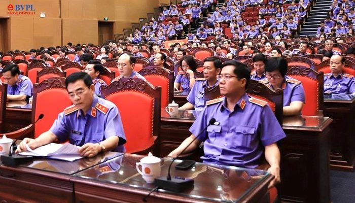  Đại biểu dự Hội nghị tại điểm cầu trụ sở VKSND tối cao.