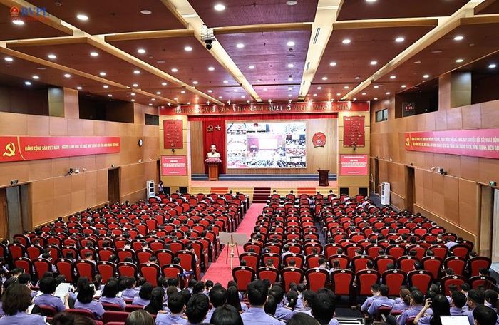  Quang cảnh Hội nghị tại điểm cầu trụ sở VKSND tối cao.