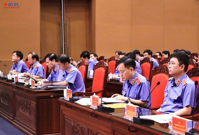  Lãnh đạo VKSND tối cao và đại biểu dự Hội nghị.