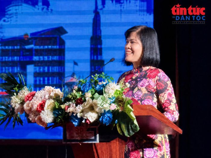 Bà Đỗ Hồng Vân, Phó Chủ tịch kiêm Trưởng Ban Quan hệ Lao động Tổng Liên đoàn Lao động Việt Nam, đánh giá cao việc ứng dụng công nghệ số trong hoạt động tuyên truyền.