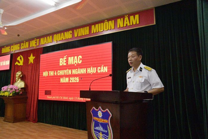 Đại tá Lê Đức Thảnh phát biểu bế mạc Hội thi.