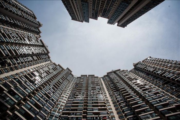 Tòa chung cư tại thành phố Thượng Hải, Trung Quốc. Ảnh: AFP/TTXVN