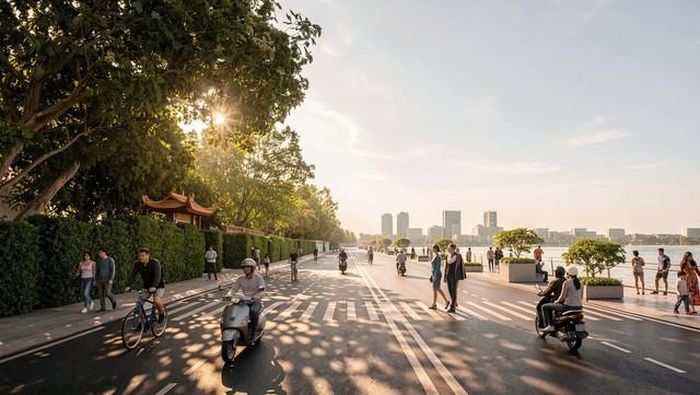 Hà Nội phê duyệt dự án hơn 30 nghìn tỷ đồng cải tạo Hồ Tây và tuyến đường cảnh quan ven hồ.