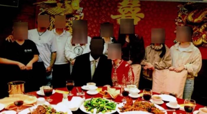 Một đám cưới giả chú rể Mỹ - cô dâu Trung Quốc. Ảnh: Bộ Tư pháp Mỹ.