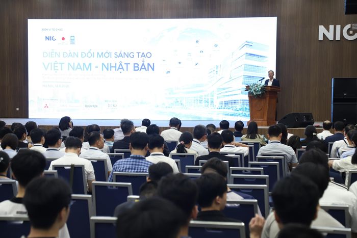 Toàn cảnh Diễn đàn đổi mới sáng tạo Việt Nam - Nhật Bản. Ảnh: NIC
