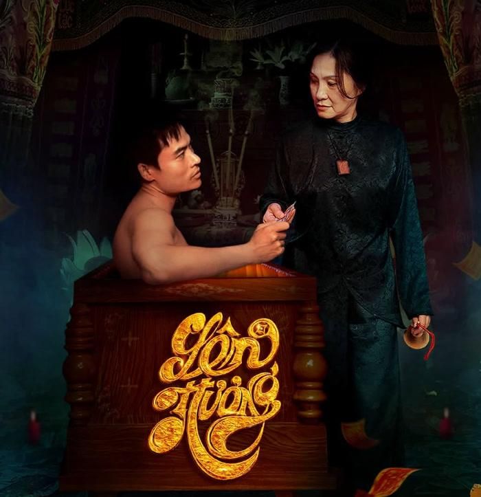 Trong Lên Hương, Hồng Đào đảm nhận vai bà Mũi, người phụ nữ kinh doanh trại hòm. Ảnh: NSX