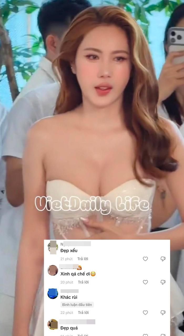 Phản ứng của nhiều khán giả khi Thủy Tiên tái xuất. (Ảnh chụp màn hình từ TikTok Viet Daily)