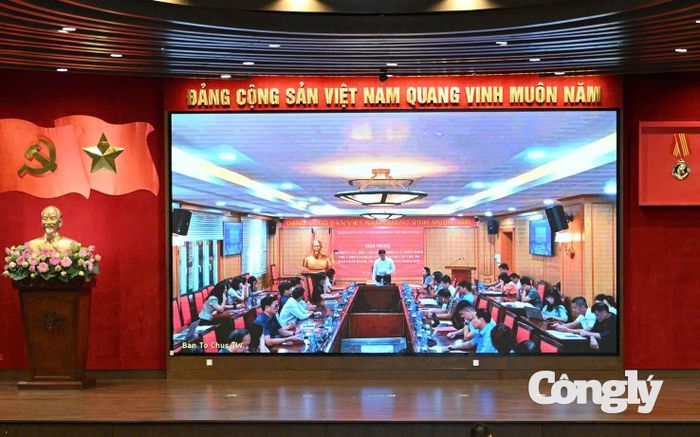 Điểm cầu trung tâm Đảng ủy các cơ quan Đảng Trung ương.
