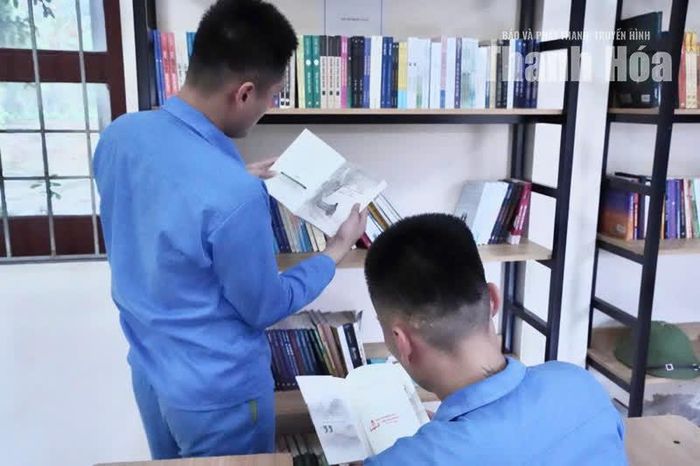 Không gian đọc sách góp phần lan tỏa văn hóa đọc, nâng cao đời sống tinh thần cho học viên.