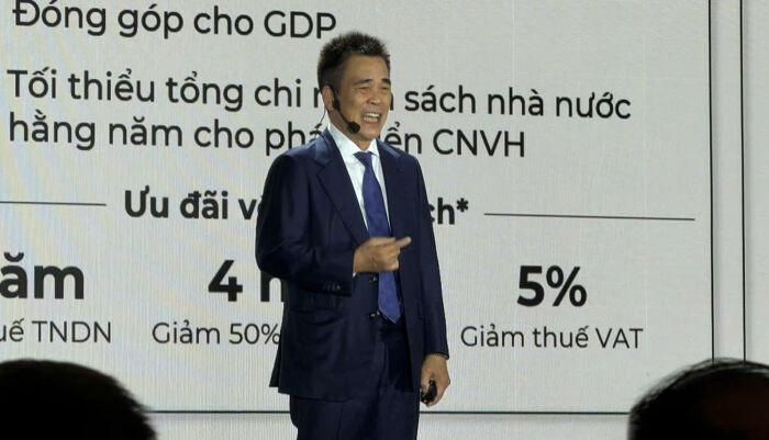 Ông Đinh Bá Thành, Chủ tịch sáng lập DatVietVAC. Ảnh: M.T,