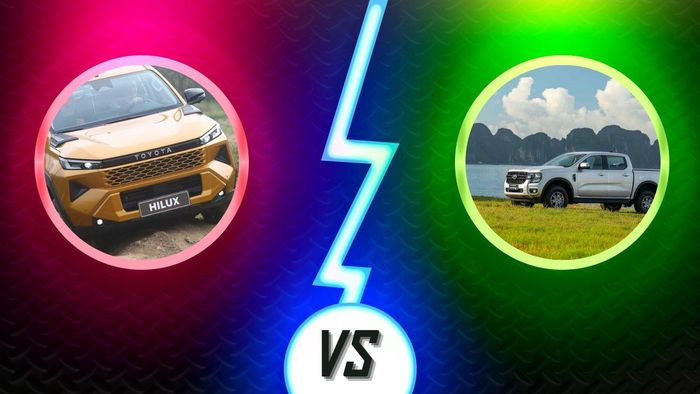 Thị trường xe bán tải Việt đang là cuộc đối đầu trực diện giữa Ford Ranger và Toyota Hilux.