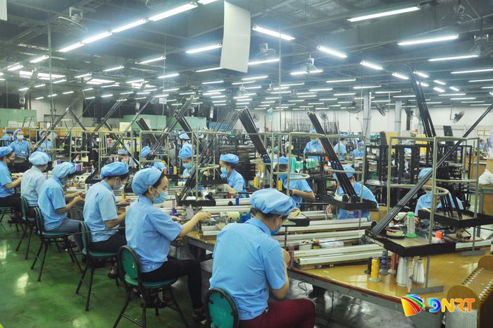 Hoạt động sản xuất kinh doanh của Công ty TNHH Daiwa Việt Nam. Ảnh: THÀNH LÂN