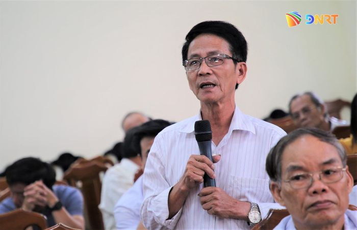 Đại biểu phát biểu ý kiến tại hội nghị. Ảnh: ALĂNG NGƯỚC