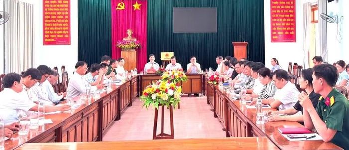  Đảng ủy xã Bình Khê tổ chức hội nghị quy hoạch nhân sự lãnh đạo, quản lý cấp xã. Ảnh: ĐVCC 