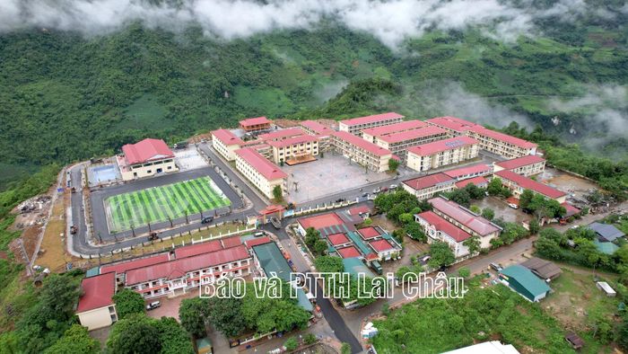 Học sinh vùng biên Pa Tần sẽ được học tập, vui chơi trong ngôi trường mới khang trang.