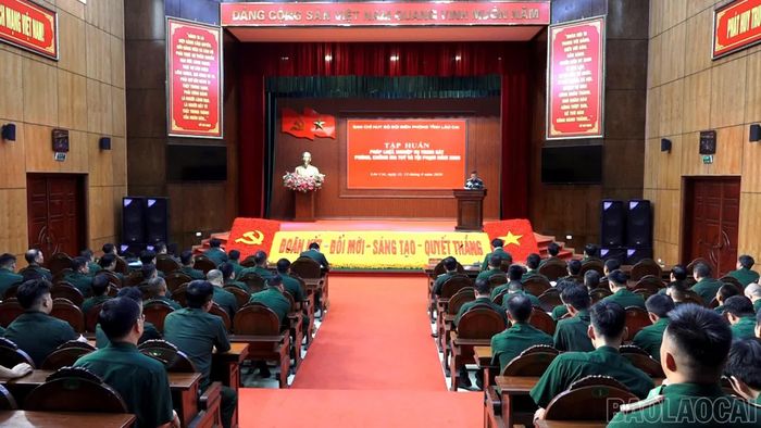 Quang cảnh lớp tập huấn.