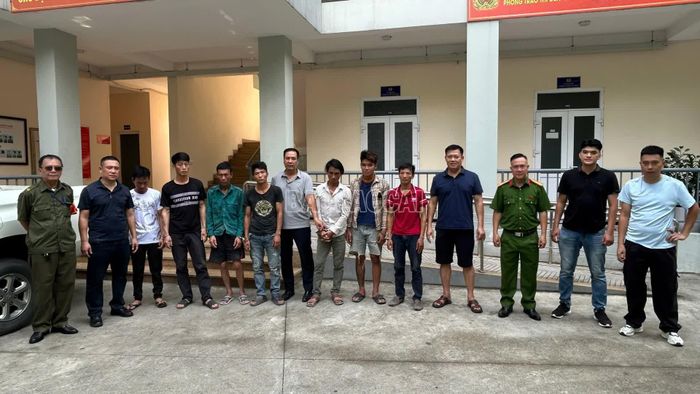 Nhóm công nhân tại công trình xây dựng có kết quả dương tính với ma túy.