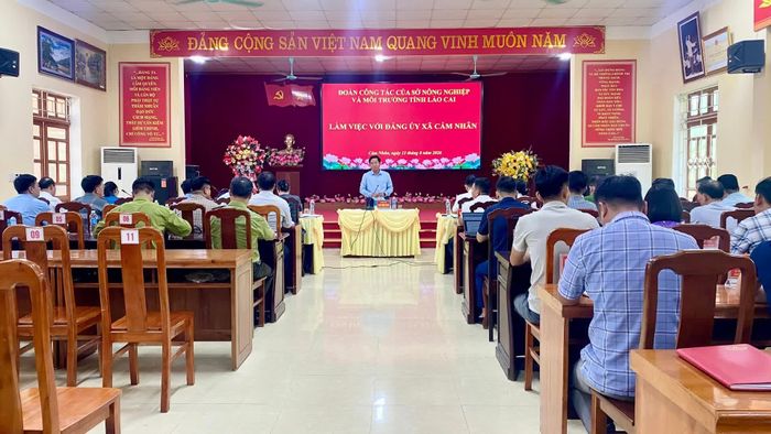 Quang cảnh buổi làm việc.