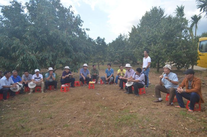 Xã Nhân Cơ tăng cường phối hợp tập huấn kỹ thuật cho nông dân, hộ nghèo từ hiện trường để bà con dễ học tập, áp dụng