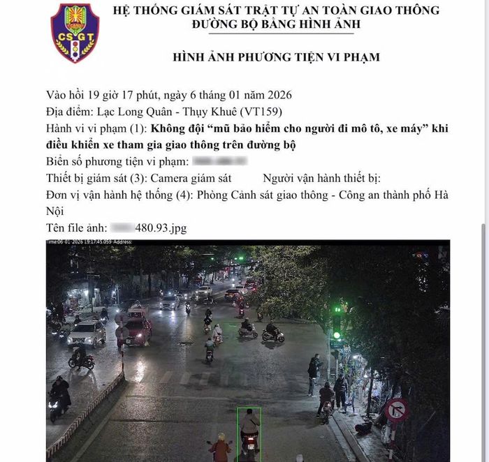Công an cấp xã sẽ là đầu mối để thông tin phạt nguội cho người dân cư trú trên địa bàn.
