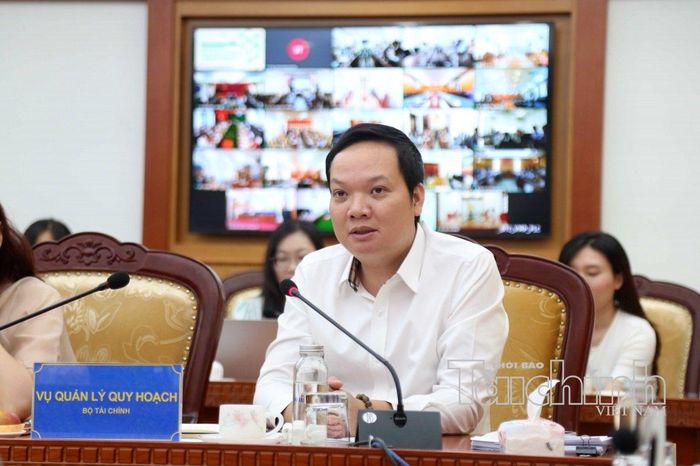 Vụ trưởng Vụ Quản lý quy hoạch Nguyễn Đức Cảnh phát biểu. Ảnh: Đức Minh