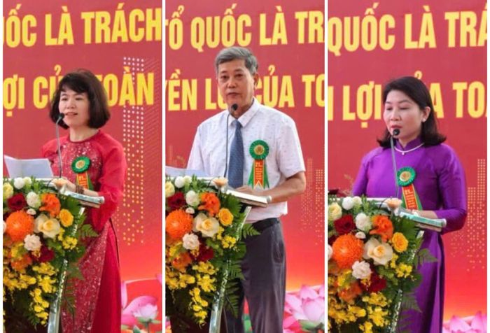 Các đại biểu trình bày tham luận tại sự kiện.