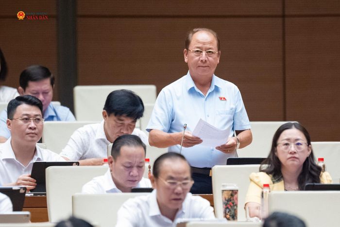 ĐBQH Sùng A Lềnh (Lào Cai) phát biểu