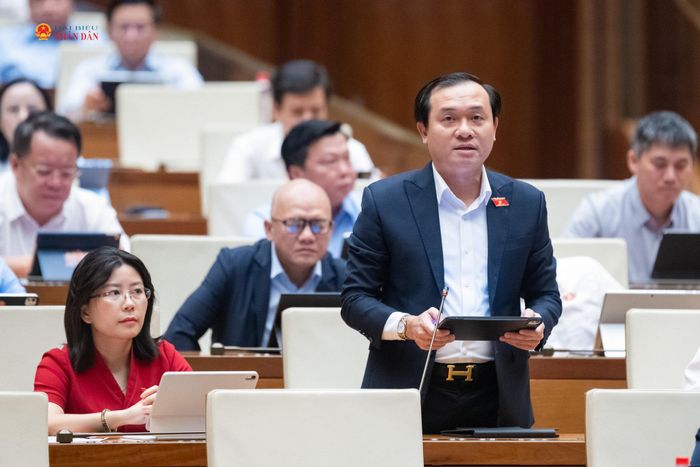 ĐBQH Bùi Thanh Toàn (Đắk Lắk) phát biểu