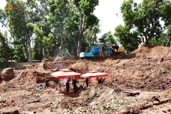Từ ngày 23/6 đến hết ngày 13/8, lực lượng làm nhiệm vụ đã phát hiện, quy tập 311 bộ hài cốt liệt sĩ tại công viên Lê Thị Riêng