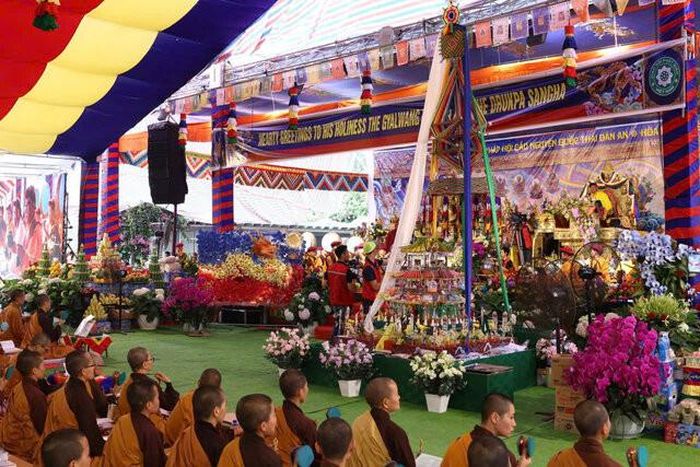 Đại lễ Cầu an Quan Âm Tara Yuldog tiêu trừ chướng ngại, tăng trưởng phúc lành. (Ảnh tư liệu)