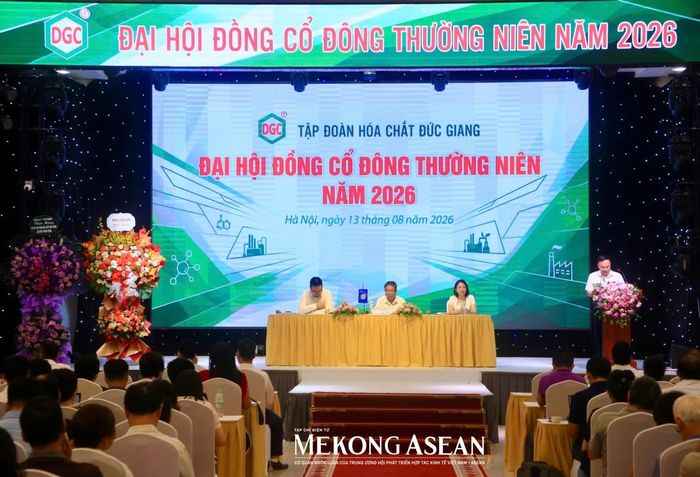 Ban lãnh đạo DGC điều hành đại hội. Ảnh: Vũ Miên/Mekong ASEAN