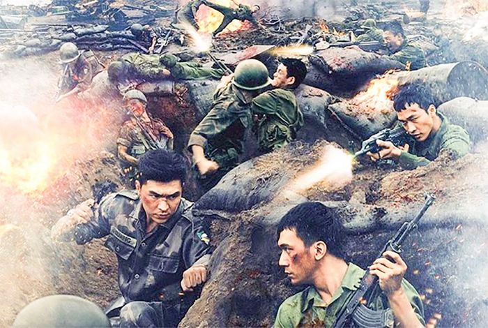 Cảnh trong phim “Mưa đỏ”