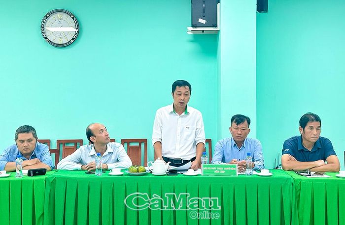 Kế toán trưởng Báo và phát thanh, truyền hình Đồng Tháp Kam Kim Tâm, chia sẻ về xây dựng đơn giá đặt hàng sản phẩm báo chí.