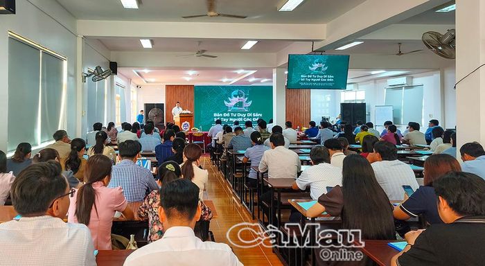 Quang cảnh lớp tập huấn.
