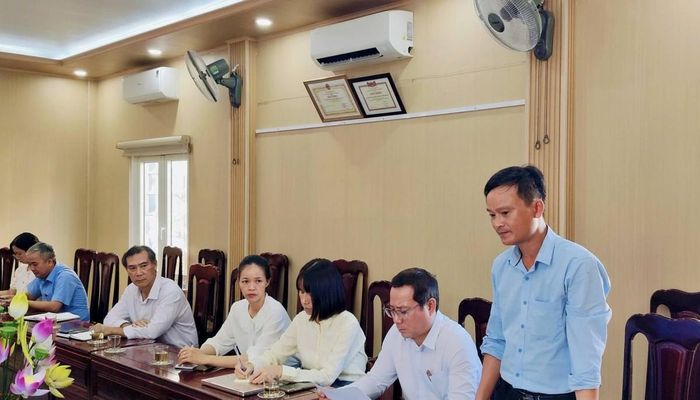 Các đại biểu đóng góp ý kiến tại hội nghị...