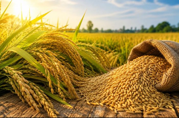Hiệp hội Lương thực Việt Nam đề nghị thu mua các giống lúa thơm, lúa chất lượng cao như DT8, OM18… với giá từ 7.000 đồng/kg trở lên, góp phần ổn định sản xuất và nâng cao thu nhập cho người trồng lúa. Ảnh: Minh họa