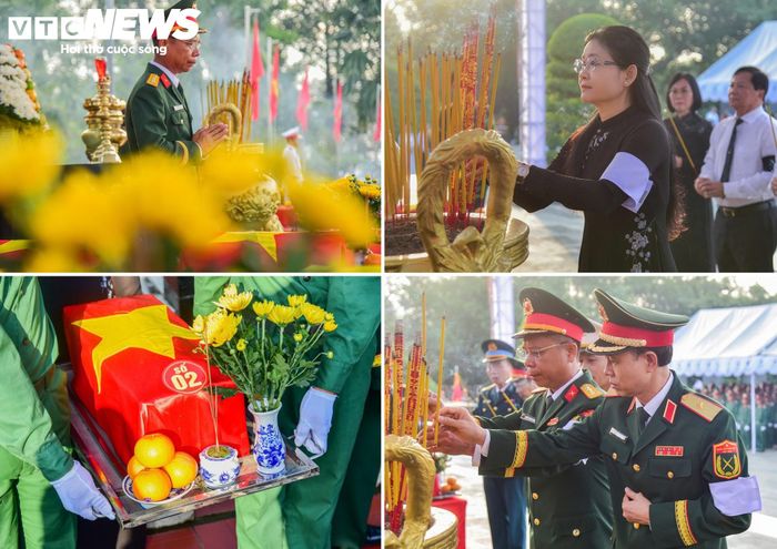 Trong không khí trang nghiêm, thành kính, các đại biểu dâng hoa, dâng hương, dành phút mặc niệm tưởng nhớ và bày tỏ lòng biết ơn sâu sắc đối với các anh hùng liệt sĩ đã chiến đấu, hy sinh vì độc lập, tự do của Tổ quốc, vì hạnh phúc của Nhân dân.