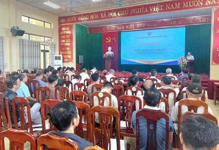 Quang cảnh lớp tập huấn. Ảnh: HTXHN