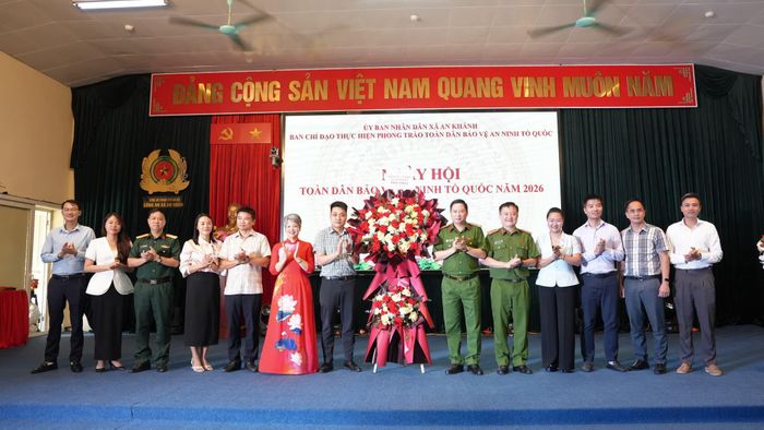 Ngày hội Toàn dân bảo vệ an ninh Tổ quốc xã An Khánh năm 2026 thành công tốt đẹp. Ảnh: AK