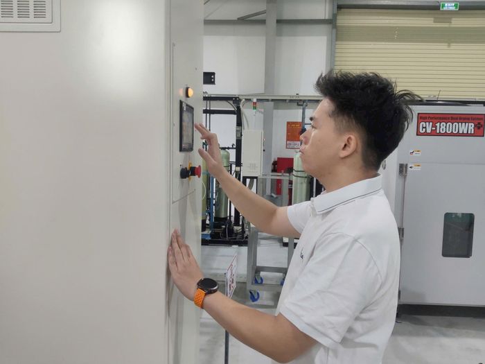 Nhiều doanh nghiệp FDI đánh giá và lựa chọn đầu tư vào Hà Nội vì đây là đầu tàu kinh tế của cả nước, cũng như vùng. Ảnh: Khắc Kiên