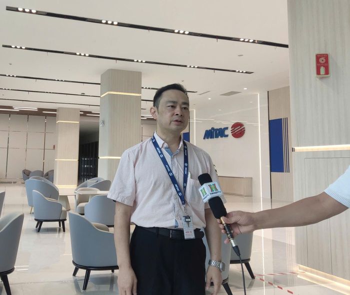 Ông Houang Ming Chuan, Giám đốc Sản xuất Công ty TNHH Công nghệ MiTAC khẳng định Hà Nội đang là điểm đến hút đầu tư. Ảnh: Khắc Kiên