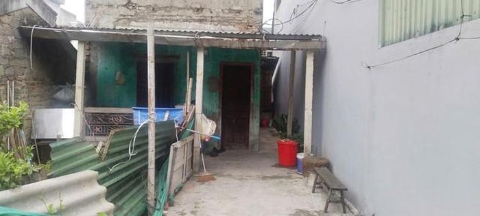 Căn nhà đang ở của vợ chồng chị Điệp. Ảnh GĐCC